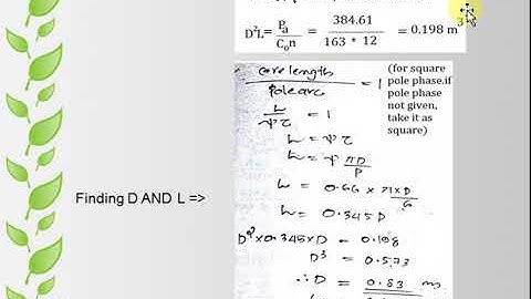 dc machine design part 9 PROBLEMS ON SELECTION OF NUMBER OF POLES.