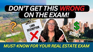 Master These Land Characteristics & Legal Descriptions Real Estate Exam Must-Knows