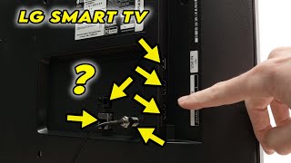 LG Smart TV Back Ports Explained (HDMI, Optical, USB, RCA etc..)
