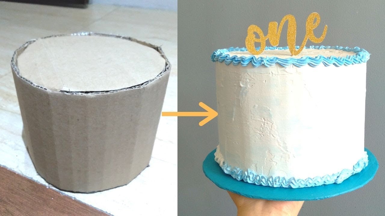 how to make a fake cake