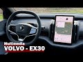 Volvo ex30  le nouveau systme multimedia sans compteur 