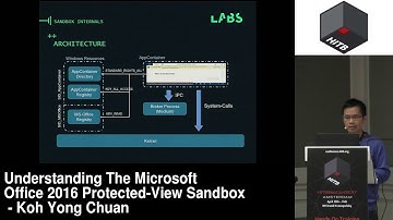 #HITB2017AMS COMMSEC D2 - The Microsoft Office 2016 Protected View Sandbox - Koh Yong Chuan