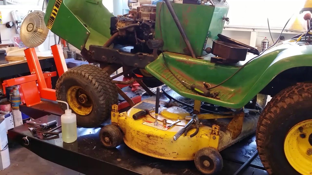 John Deere 111 Part 2 Tractor Gets A 20 00 Briggs Engine Swap Was John Deere 111 Part 2 Tractor Gets A 20 00 Briggs Engine Swap Was It Well Spent