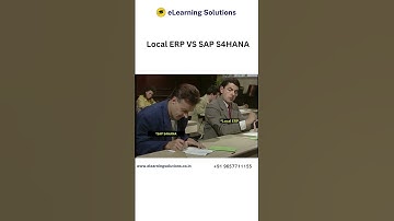 Local ERP VS SAP S4HANA | meme | elearning solutions