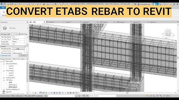 Convert ETABS reinforcement to Revit online without needing software. Easy Rebar.