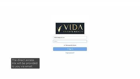 Vida Client Portal Video