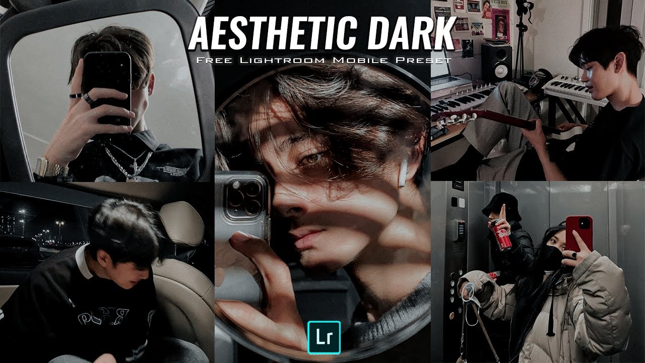 Aesthetic Dark Preset DNG | Free Lightroom Mobile Presets - Tutorial Lightroom Mobile