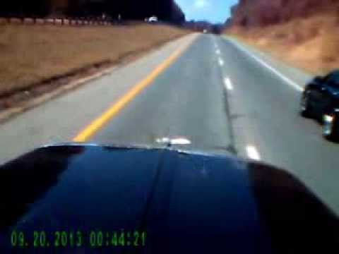 Semi truck dash cam video