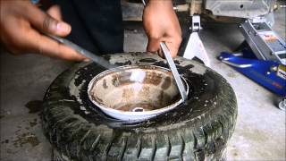 Installing Kenda Scorpion K290 ATV Tires On My Lawn Tractor