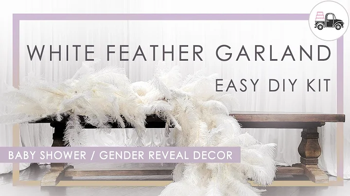 WHAT'S TO LOVE ABOUT A WHITE FEATHER GARLAND? .......