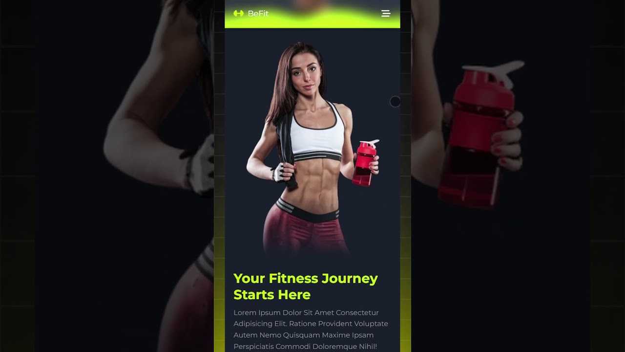 Responsive Gym Website | 