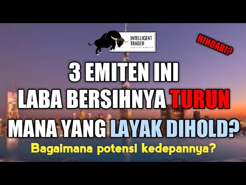 3 Emiten Ini Catatkan Laba Bersih Yang Menurun DiQ3. Saham Mana Yang Masih Layak Dihold dan Naik?