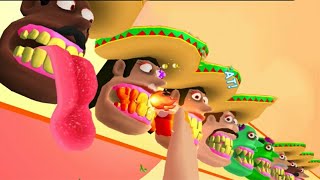 Teeth Runner game | Teeth Running android ios walkthrough gameplay | All levels game |big updated screenshot 5