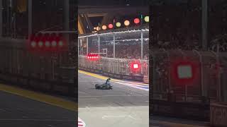 Lance Stroll Crash and coming out of the car 😳