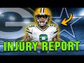 Christian Watson Healthy?! Packers Injury Report Week 10