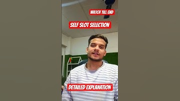 Self SlOT SELECTION | SSC CHSL | Detailed information step by step | #trending #shorts #ssc #sscchsl