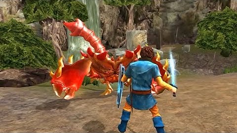 Beast Quest android chapter 02 first boss Titan crab gameplay walkthrough (iOS, Android)