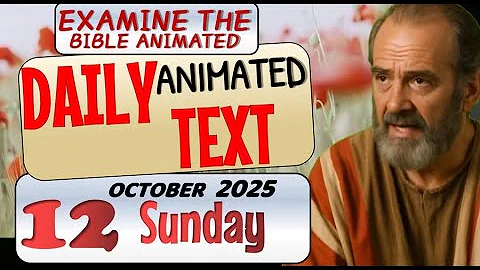 JW DAILY ANIMATED TEXT 🔵JEHOVAH WILL MAKE YOU STRONG. ✅ EXAMINE THE BIBLE ANIMATED