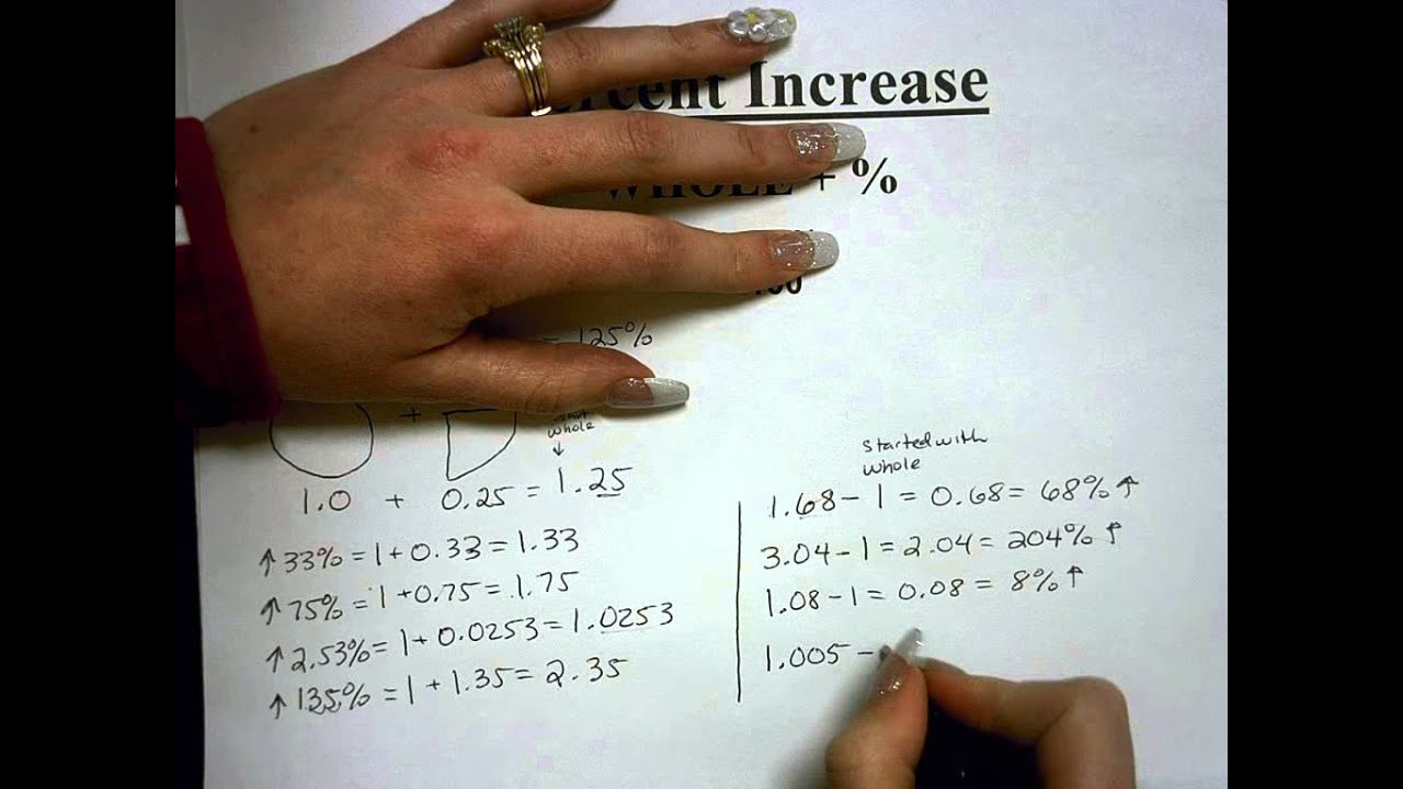 Percent Increase - YouTube