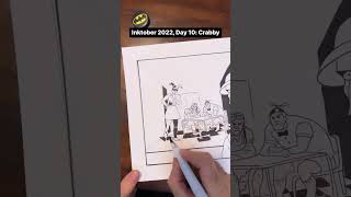 Inktober 2022, Day 10: Crabby