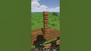 Simple Picnic Table in Minecraft! #shorts #minecraft #minecraftshorts