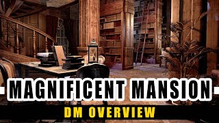 Beneos Battlemaps The Mad Mages Magnificent Mansion Oneshot dm Overview