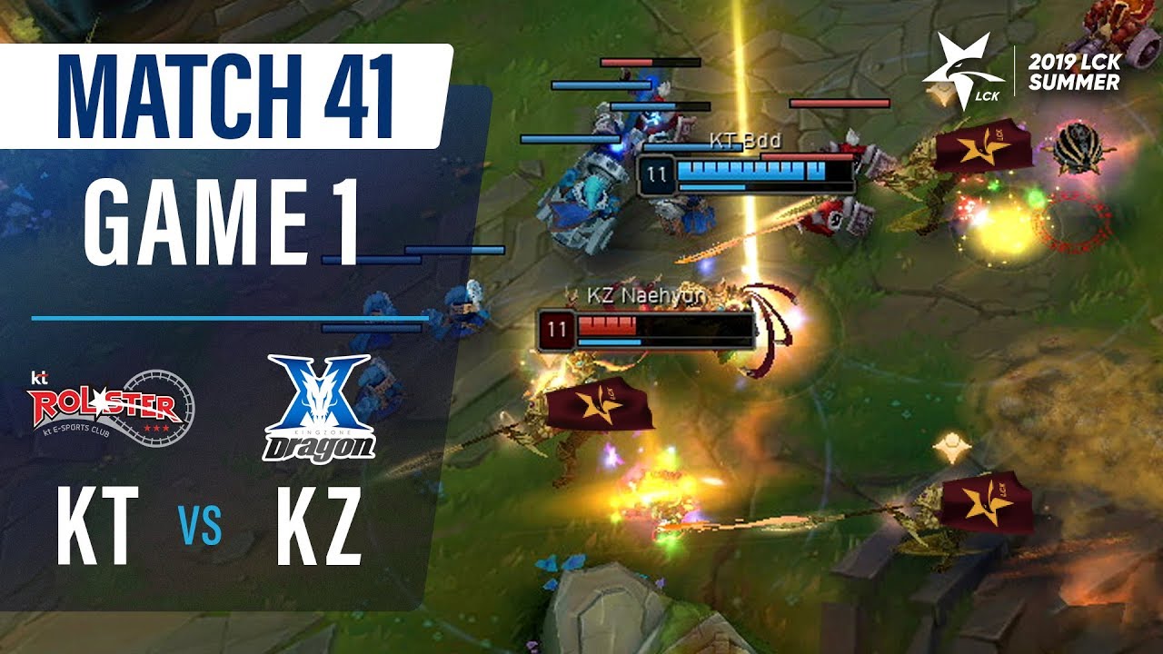 KT vs KZ | Match41 Game1 H/L | 2019 LCK Summer