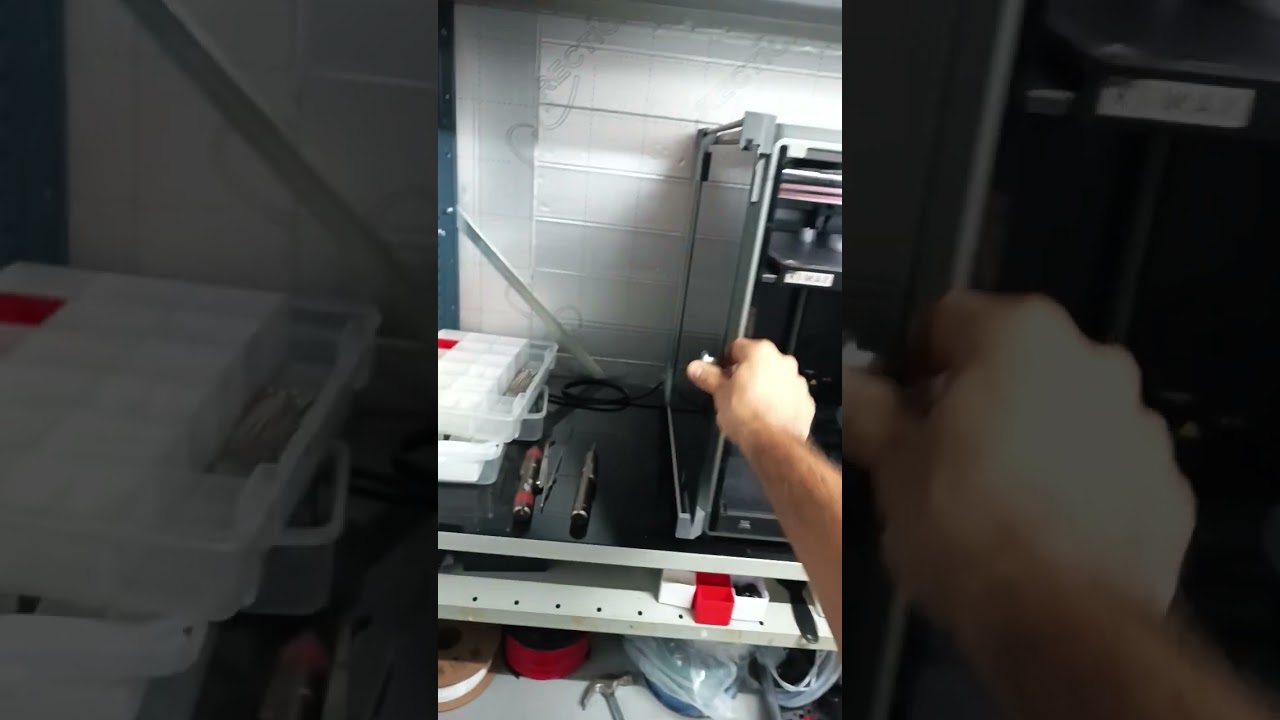 Creality K-1 Max sliding door upgrade