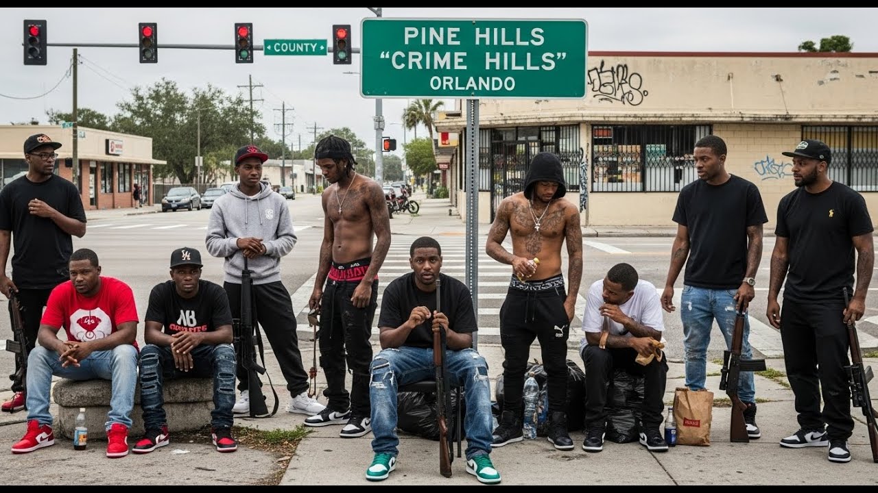 Самый опасный район Орландо: Пайн-Хиллз, известный как «Криминальные холмы».