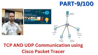 TCP AND UDP Communication using Cisco Packet Tracer in Hindi