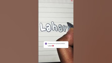Comment your name I am waiting #lahari #thependream # #calligraphy