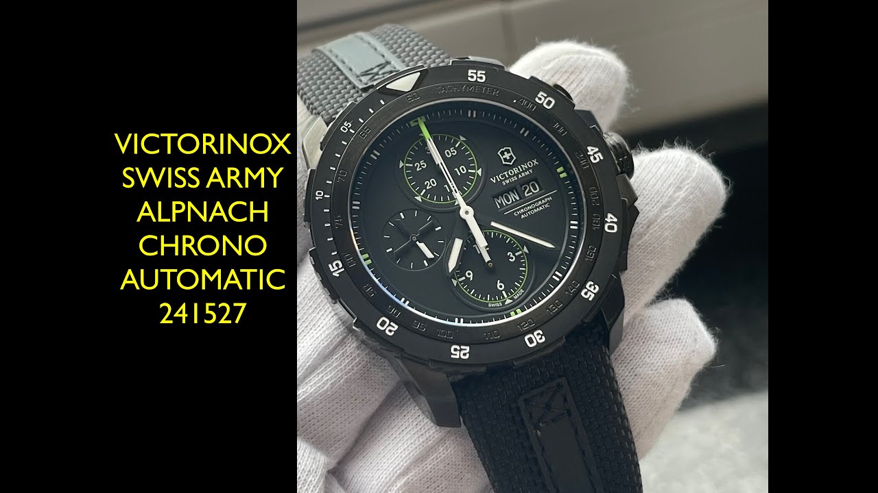 Victorinox Swiss Army Alpnach Chronograph Automatic 241527 Watch | Review  Valjoux Relogios