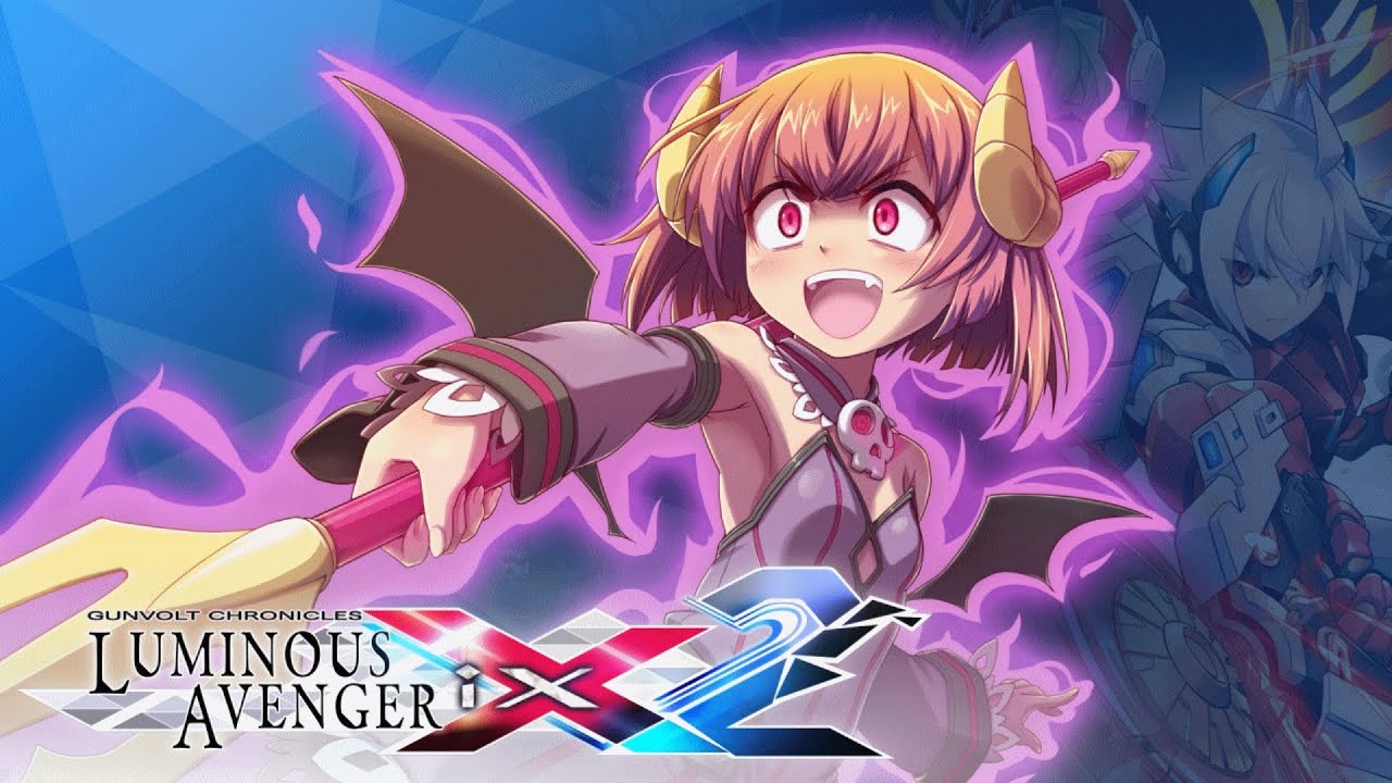 Gunvolt Chronicles: Luminous Avenger iX 2 (Switch) First Look at Kurona's Boss Fight from Gal*Gun