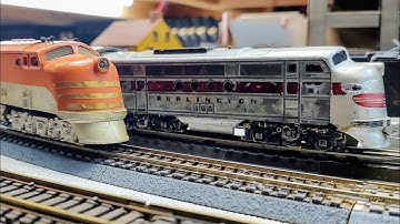 Bronze Age HO gauge scale  electric trains Dallas Model Craft / Adams & Son 1946-48 EMC diesels