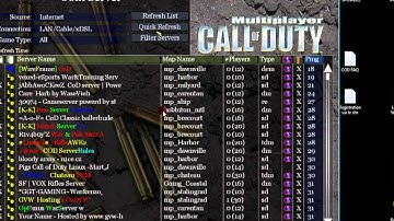 How to make a COD 1 dedicated server.avi