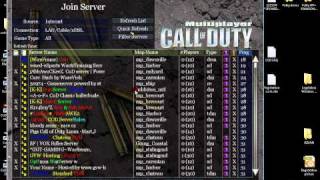 How to make a COD 1 dedicated server.avi