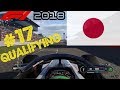 F1 2018 PS4 Career Mode | Japan Grand Prix | Q1 [4K 60fps]