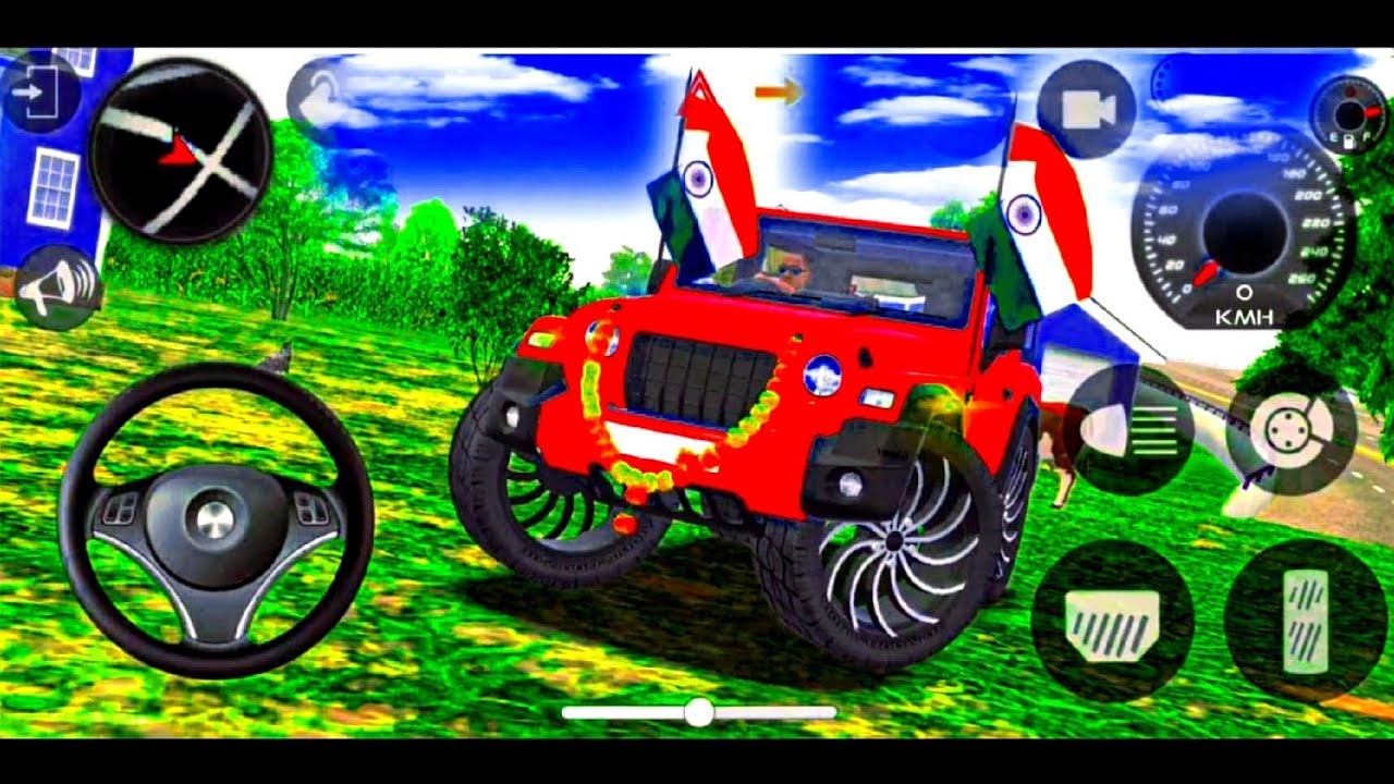 Modified Mahindra Thar😈Games:Indian Red Thar (Gadi Wala Games) Car Game Android Game - #2026
