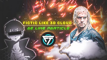 Fictic Like 3d Cloud ☁️ Intro (+Preset) Alight Motion Z | Nidvek edit 