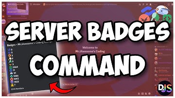 [NEW] - How to make a SERVER BADGES COMMAND for your discord bot! || Discord.js V14