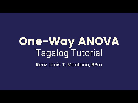 Video: Ano ang null hypothesis kapag gumagamit ng mga pamamaraan ng Anova?