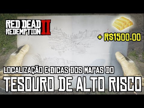 Vídeo: Red Dead Redemption 2 Pontos De Referência Das Localizações Do Mapa Do Tesouro Dos Ricos