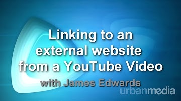 How To Add Youtube External Links In Annotations