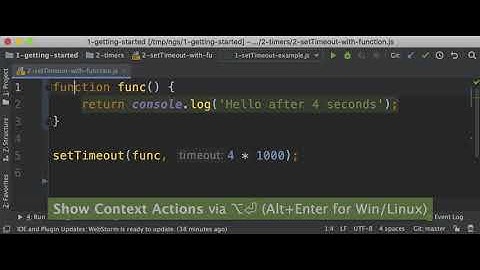 WebStorm Tips & Tricks #3: Refactor arrow, anonymous, and named functions automatically!
