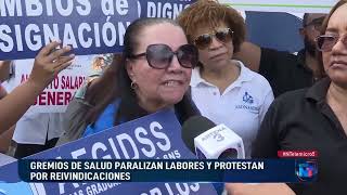 Gremios de salud paralizan hospitales y se lanzan a las calles contra el Gobierno