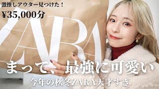 【ZARA購入品】一目惚れのアウターと着回し抜群の神アイテム見つけた！今年の秋冬レベル高すぎん？☃️