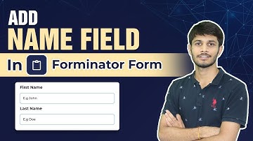 How To Add A Name Field In Forminator Forms In WordPress | WordPress Tutorial