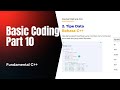 Fundamental 1 Bahasa C++