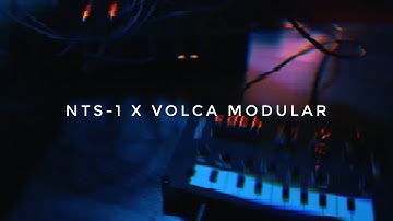 TINY SYNTHESIZER JAM: Korg VOLCA MODULAR and NTS-1 dark ambient drone jam