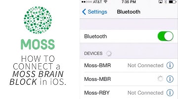 How to Connect a MOSS Brain Block in iOS